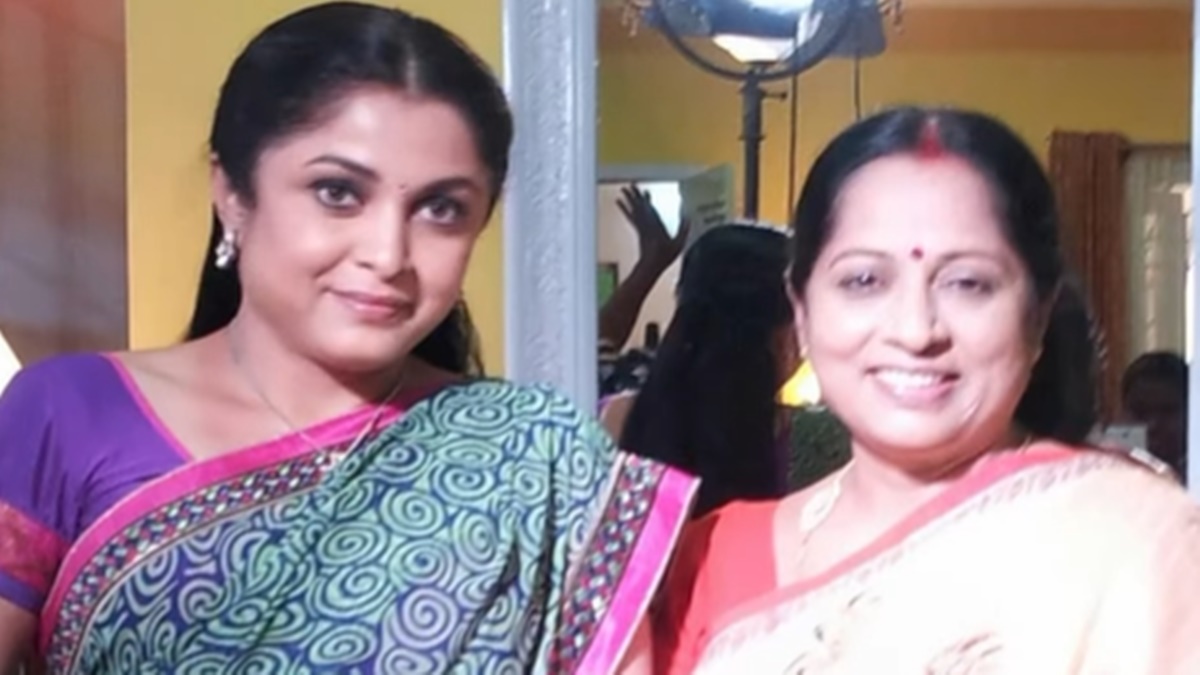 Actress Satya Priya with Ramya Krishnan