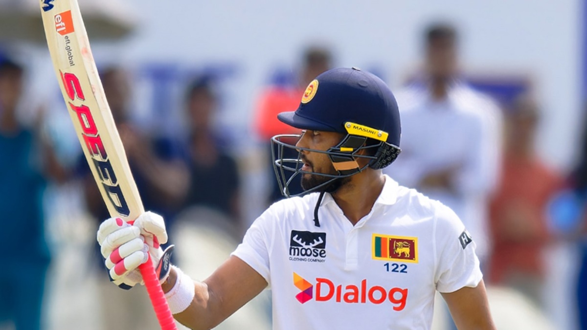 Dinesh Chandimals century against New Zealand