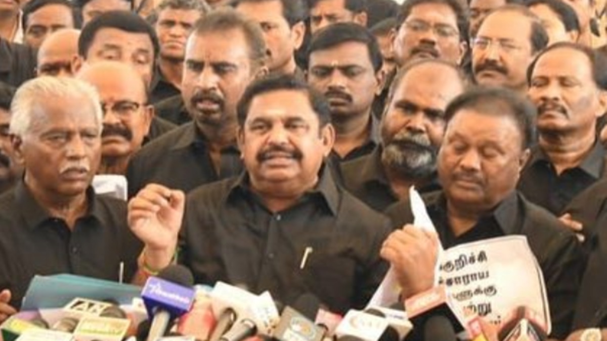 Edappadi Palaniswami has accused that there is no security for women in the DMK regime