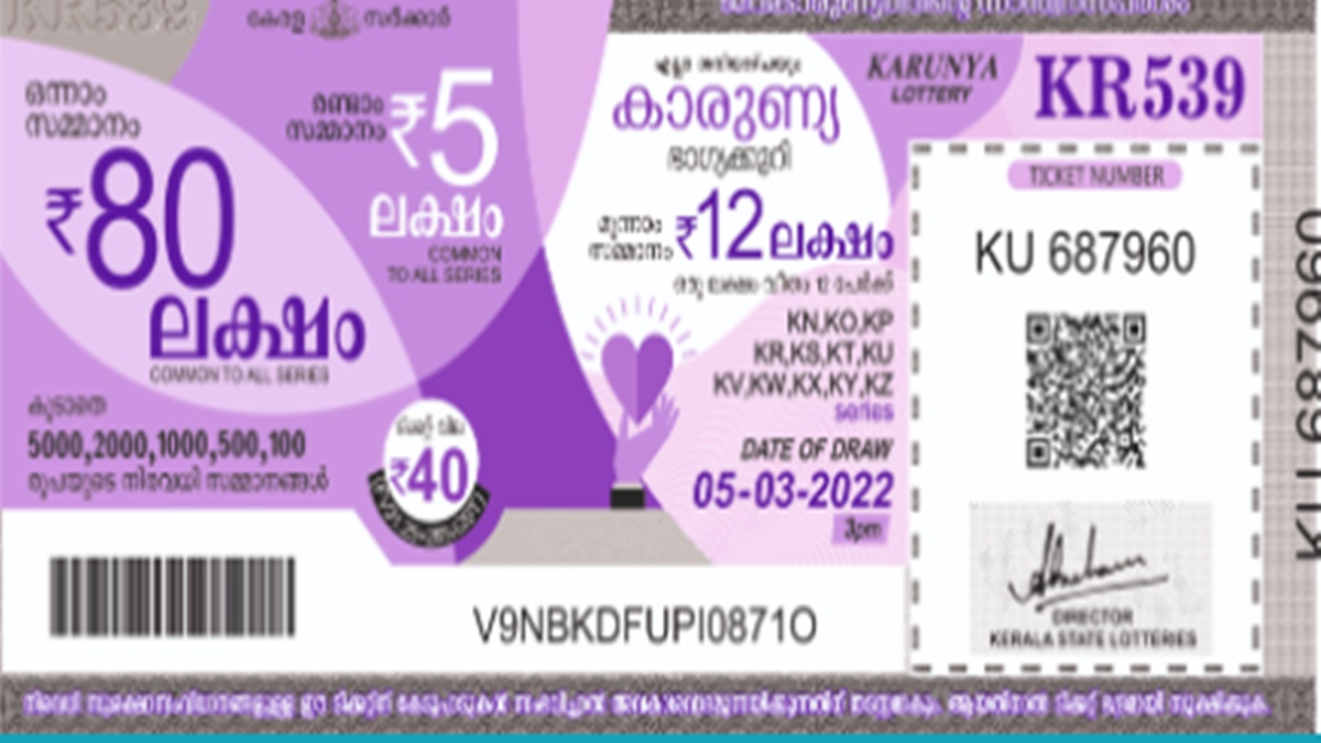 Kerala Lottery Karunya Plus KN-564