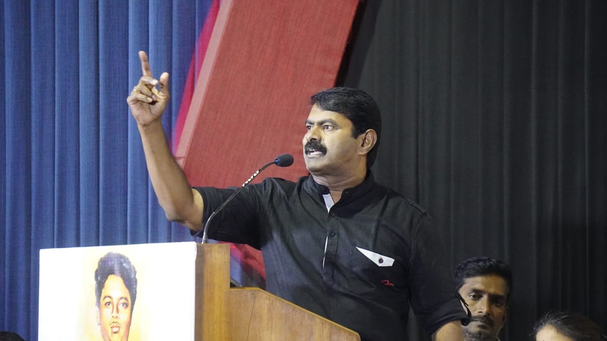 Seeman condemns the DMKs administrative mistakes for sacrificing the authorities