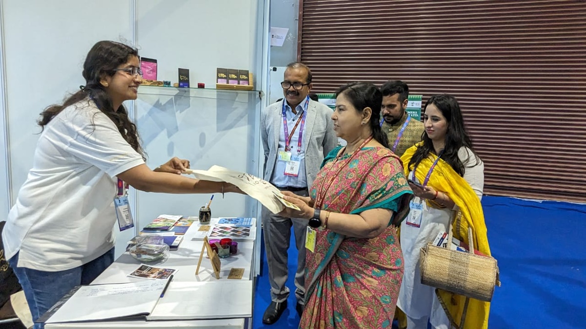 Tamil Nadu grown cocoa products were well received at the Delhi Food Fair