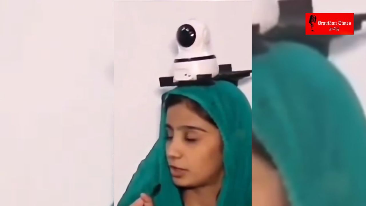 Pakistani man installs CCTV camera on daughters head