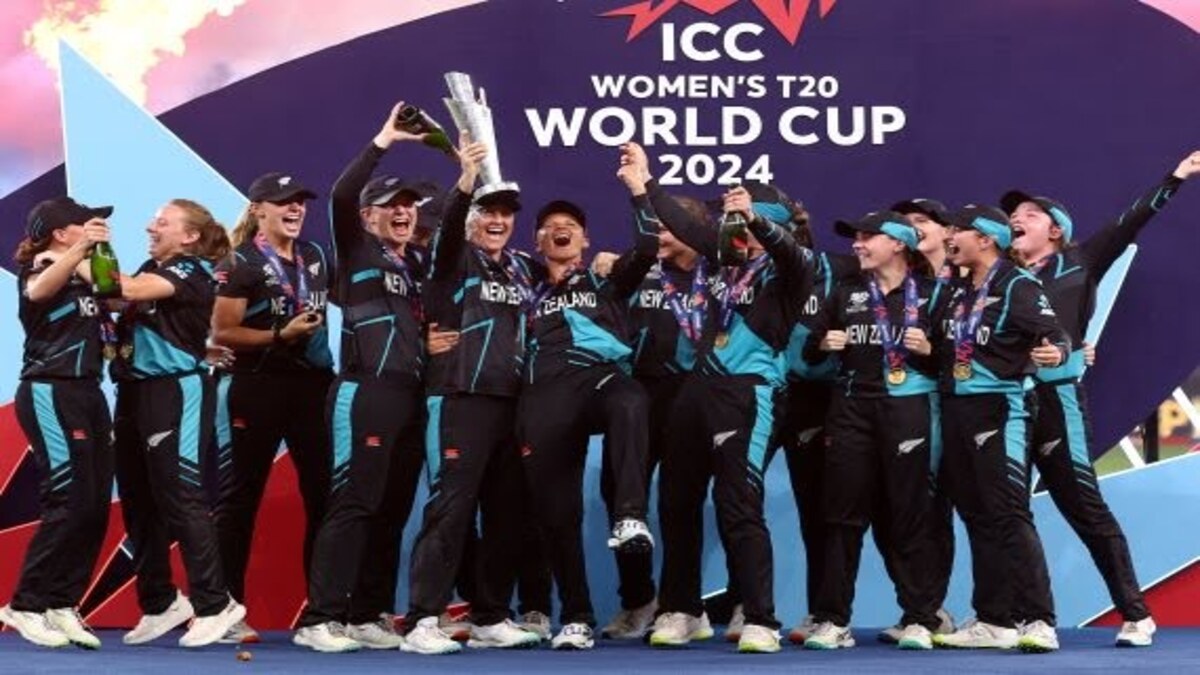 Womens T20 World Cup 2024 final NZ win by 32 runs