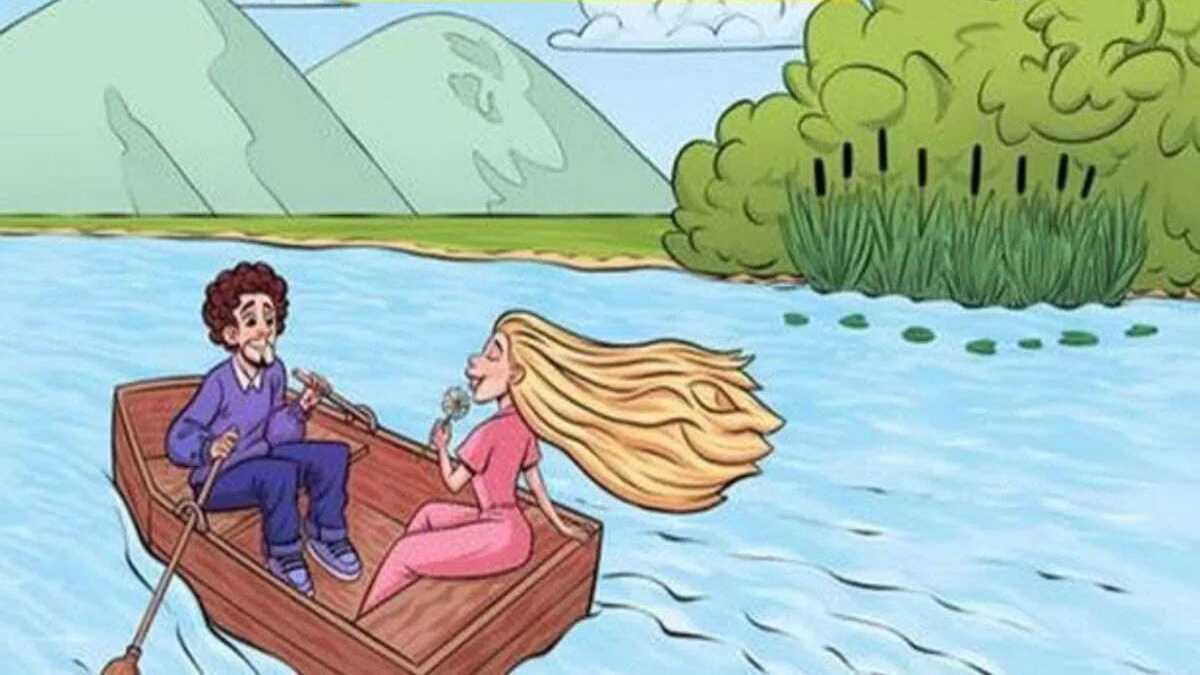 Optical Illusion Find the three faces hidden in the picture