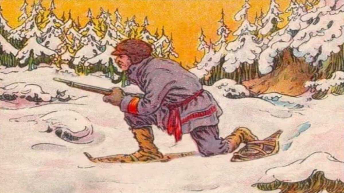 Optical Illusion find the Bear hidden in the picture