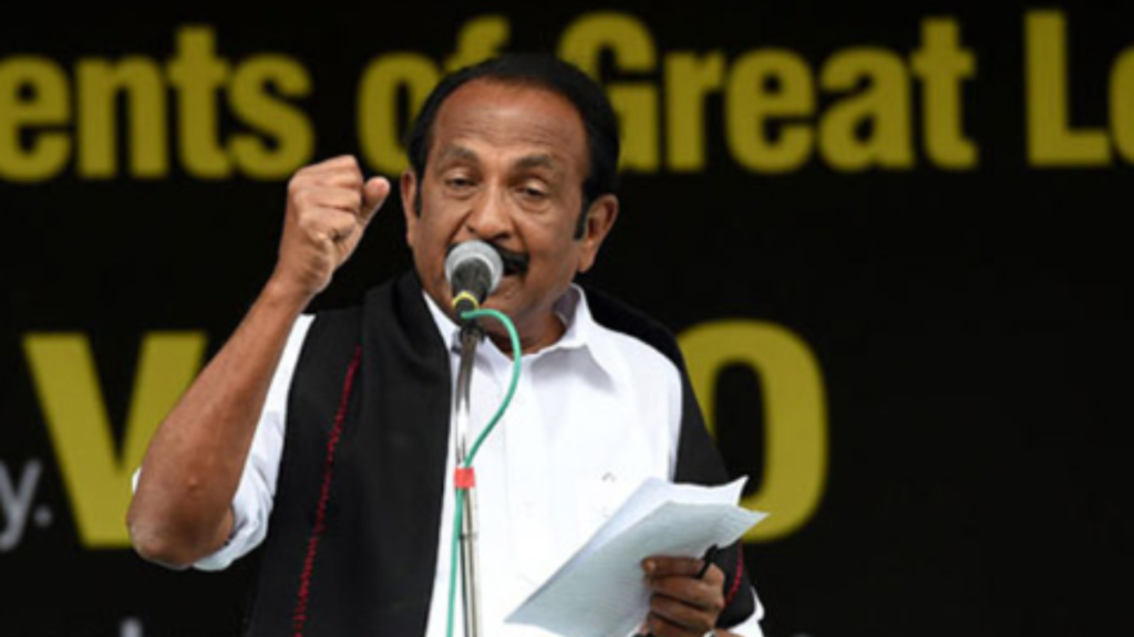 MDMK General Secretary Vaiko has extended Easter greetings to the Christian people