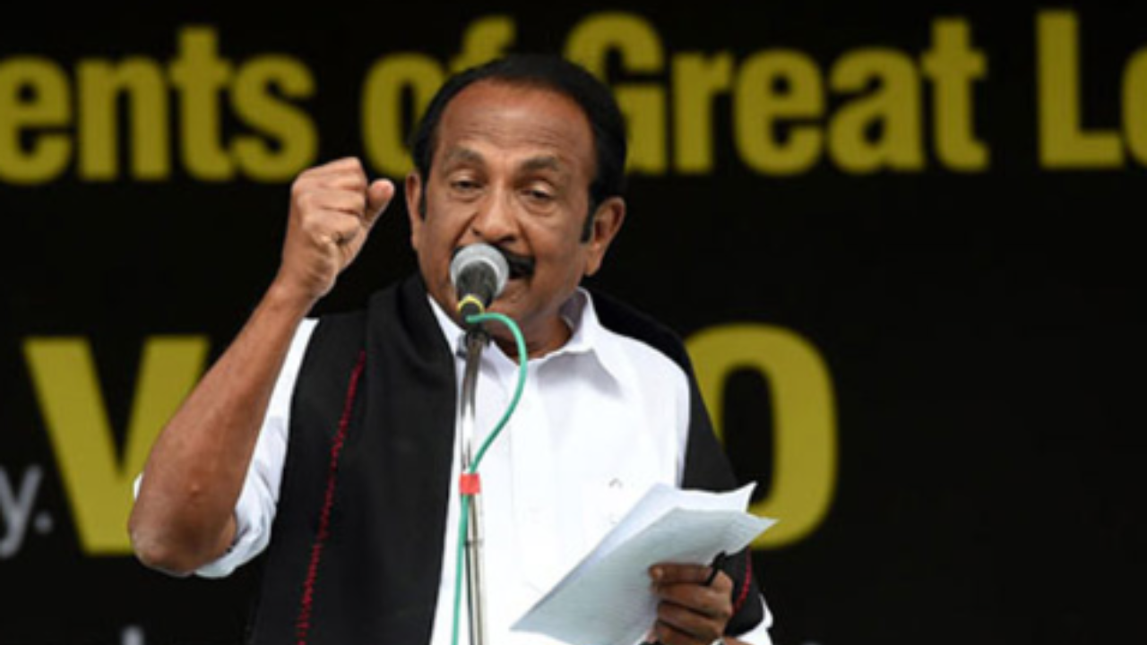 MDMK leader Vaiko urges LIC website to revert to English