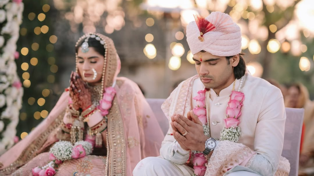 Do you know who the bride is at Neeraj Chopra's wedding?