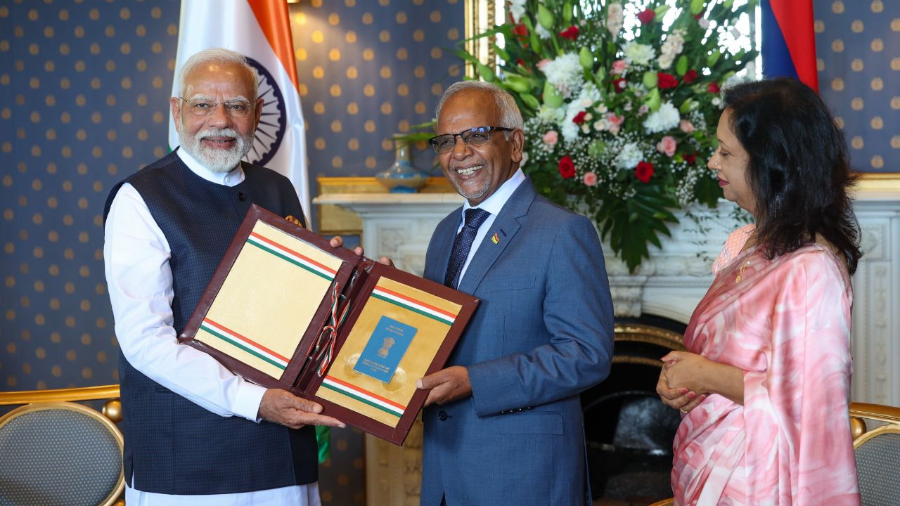 PM Narendra Modi in Mauritius