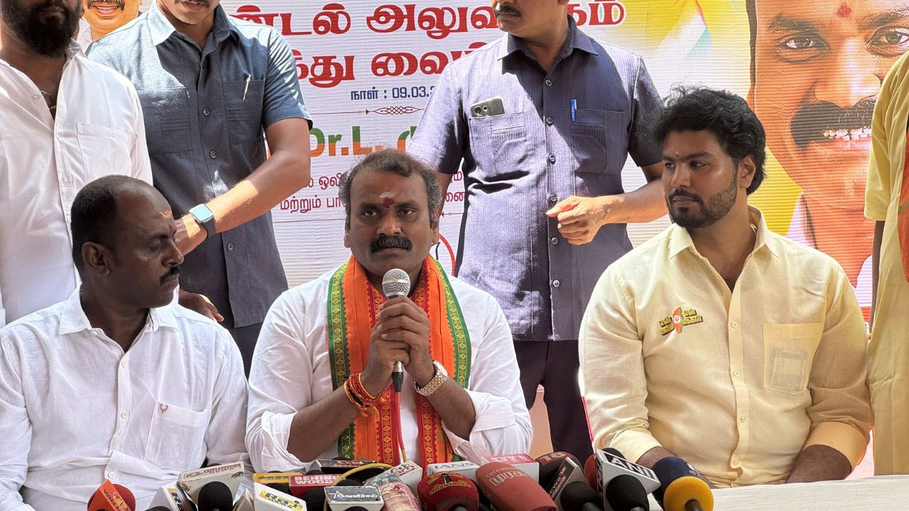 L Murugan says law and order is not good in Tamil Nadu