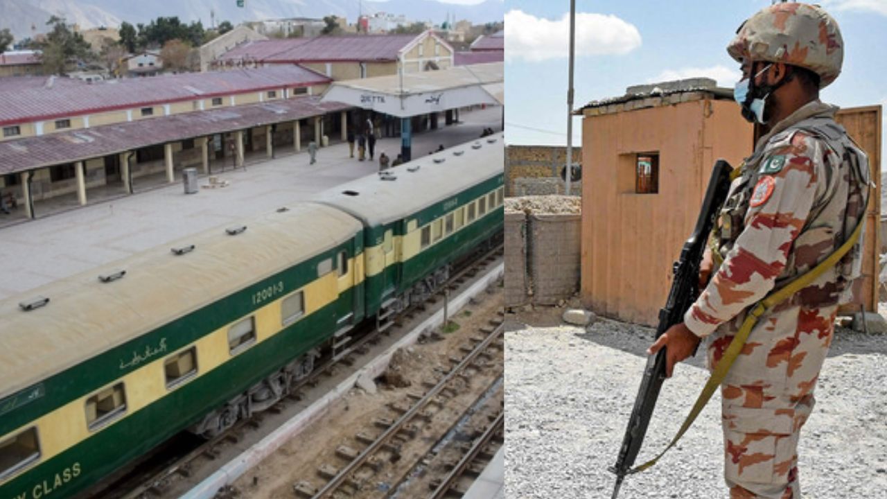 Jaffar Express train in Pakistan