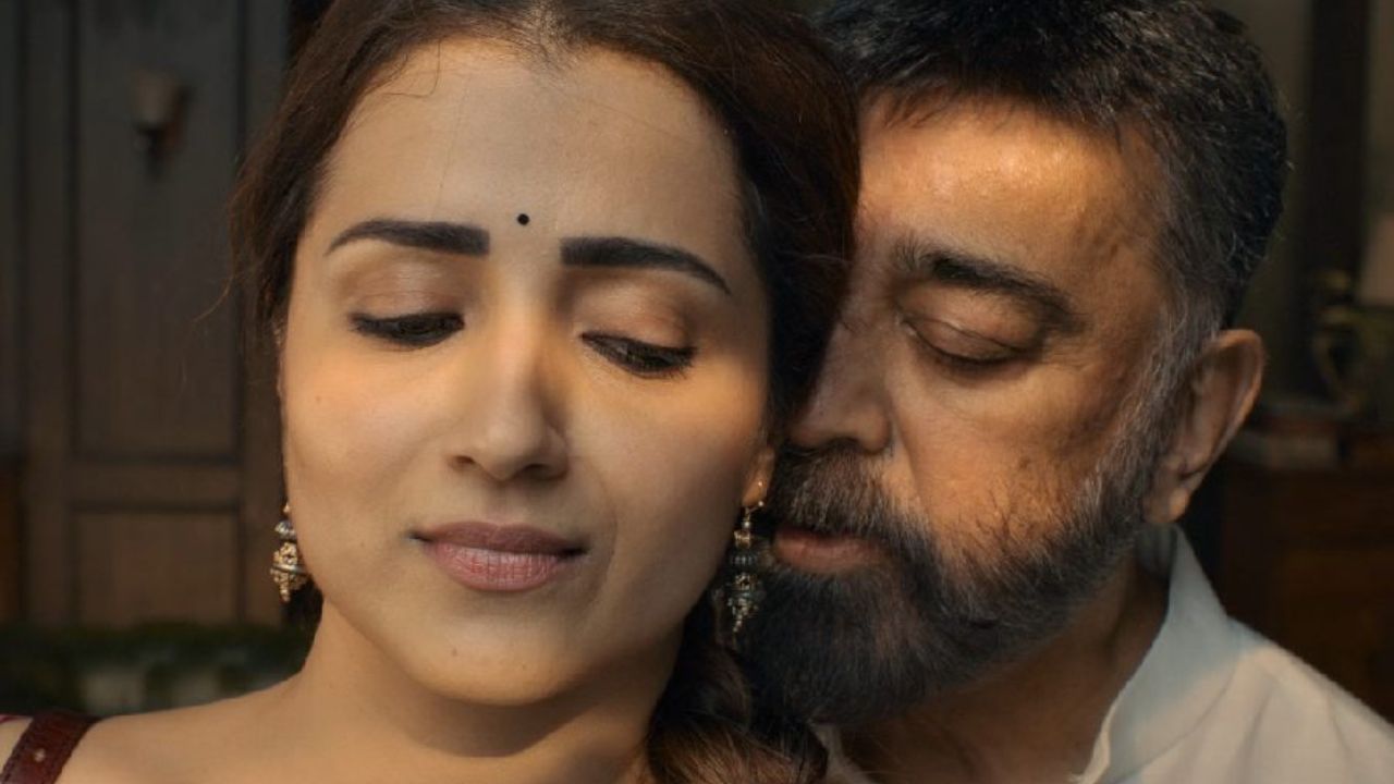 Kamal Haasans kiss with Abhirami in upcoming Thug Life movie