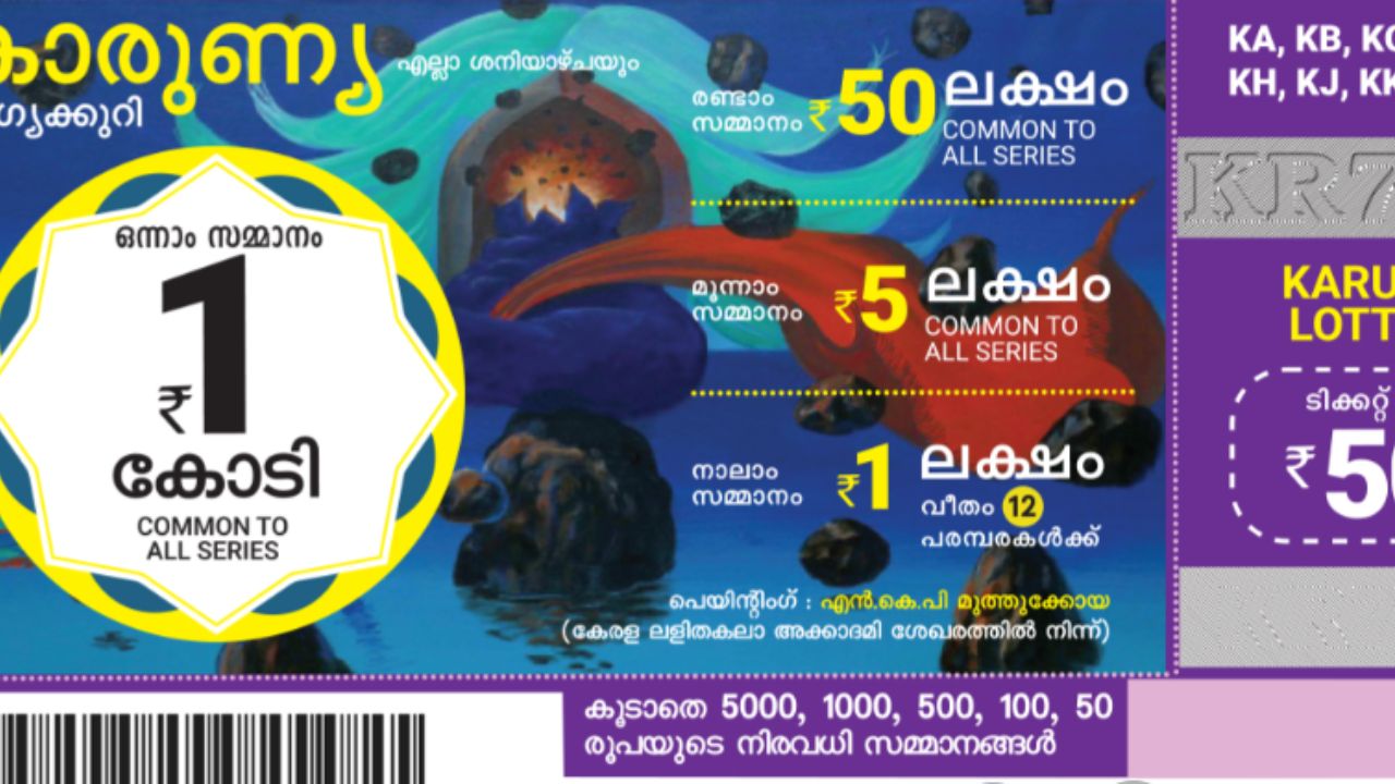 கேரள லாட்டரி குலுக்கல் 
