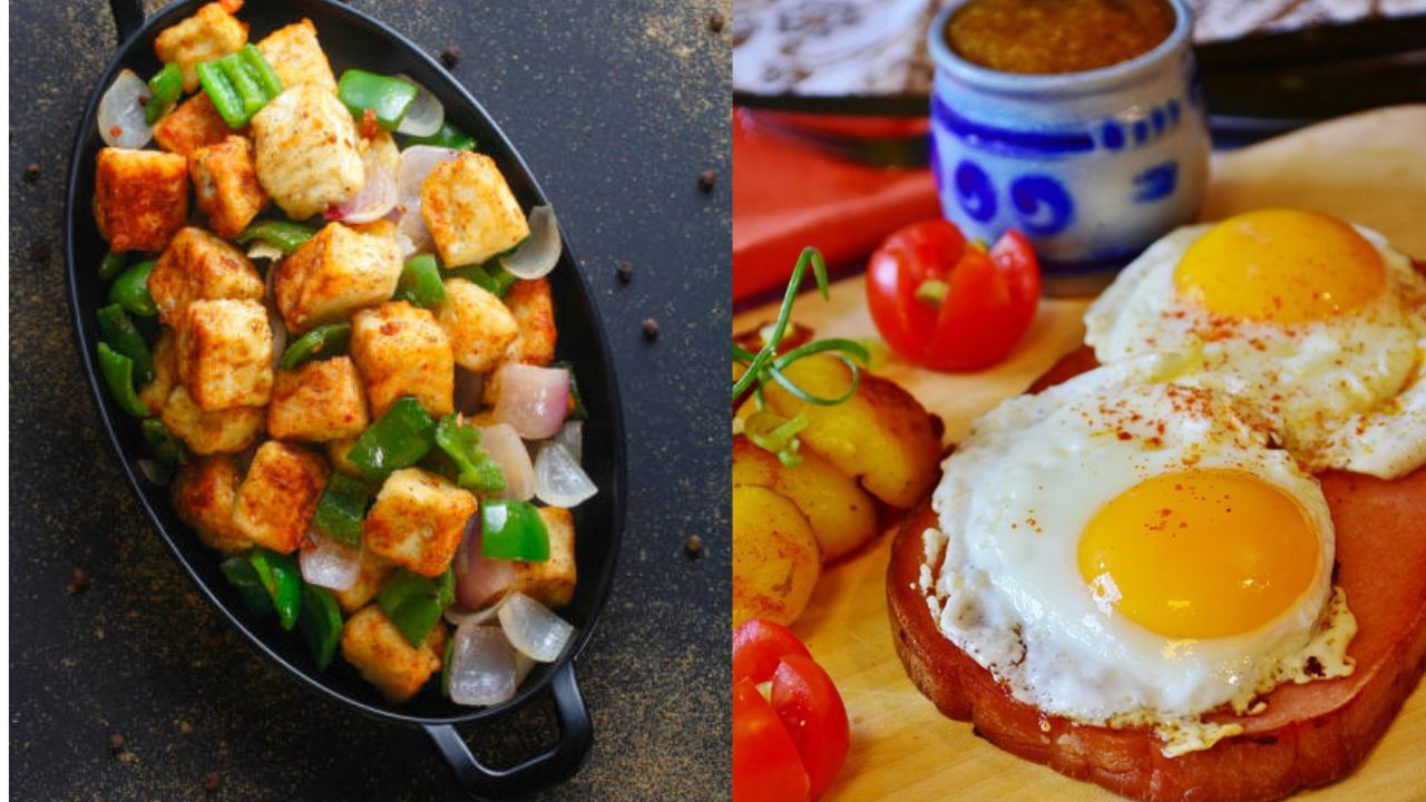 Know to compare protein in both paneer and eggs