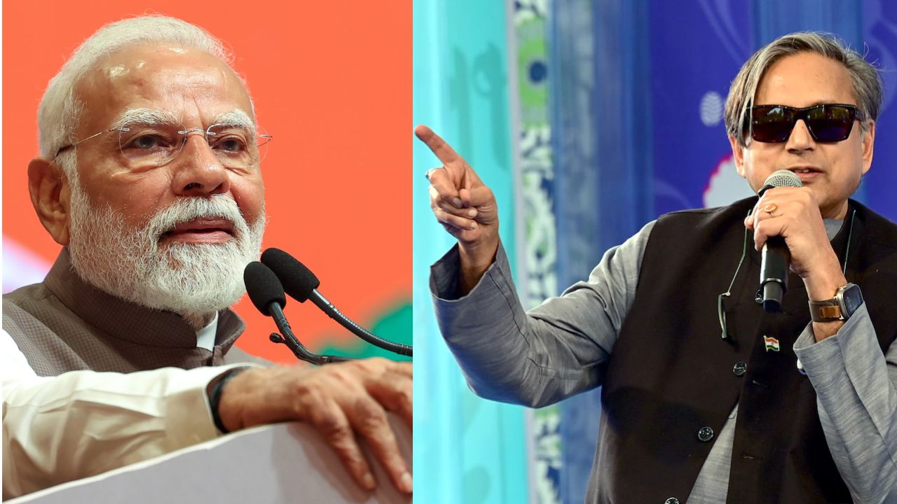 MP Shashi Tharoor praises PM Modi