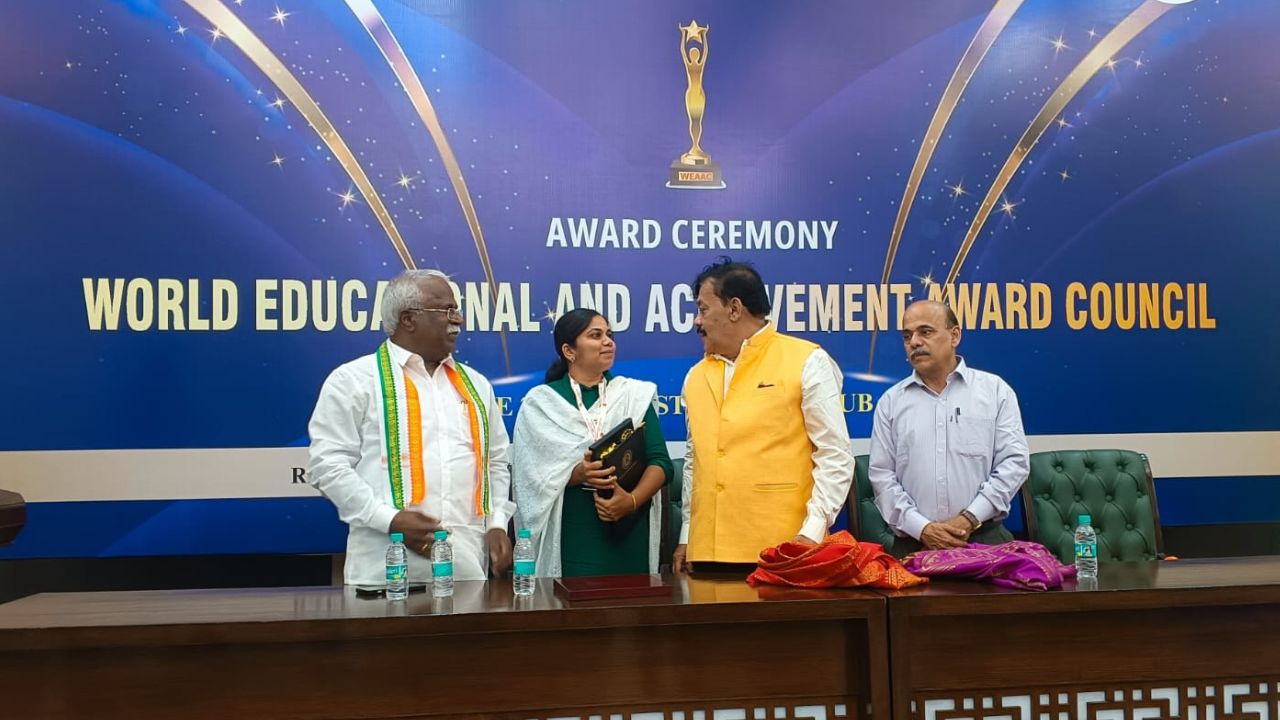 Deepika Duraisamy awarded honorary doctorate