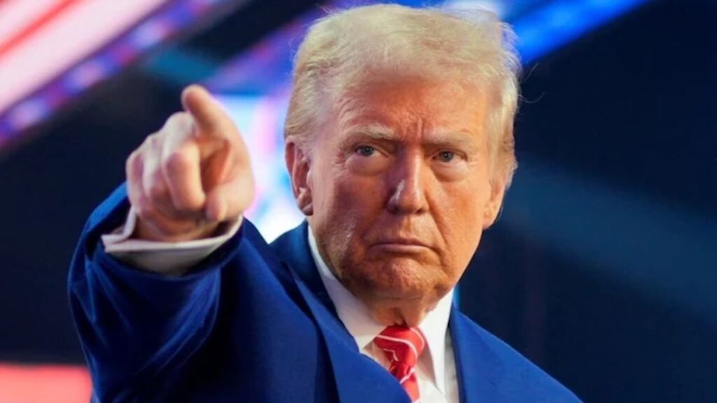 US president Donald Trump