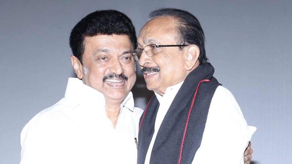 Vaiko meets MK Stalin