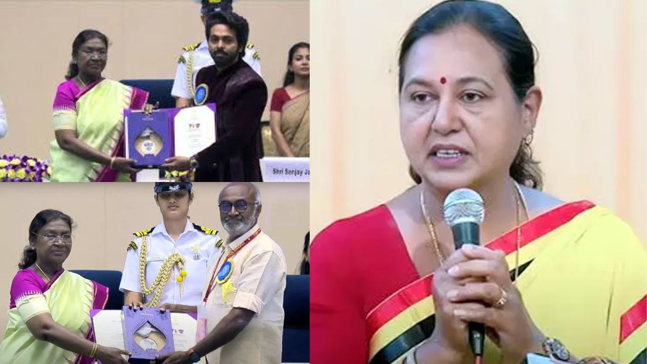 Premalatha congratulates GV Prakash and MS Bhaskar