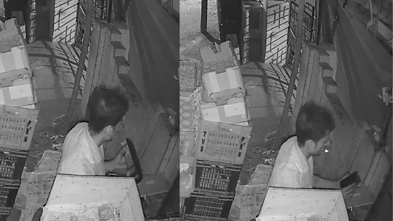 Theft at Fruits shop in Thisaiyanvilai