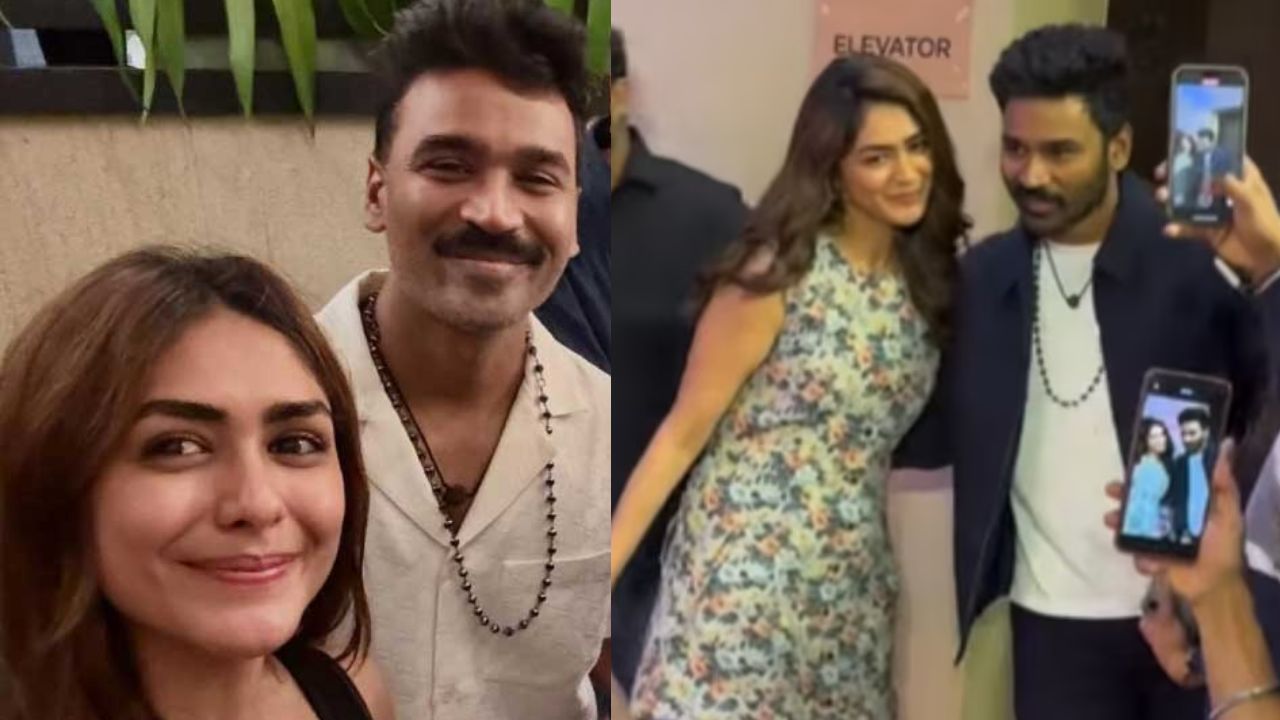 Dhanush and mrunal thakur