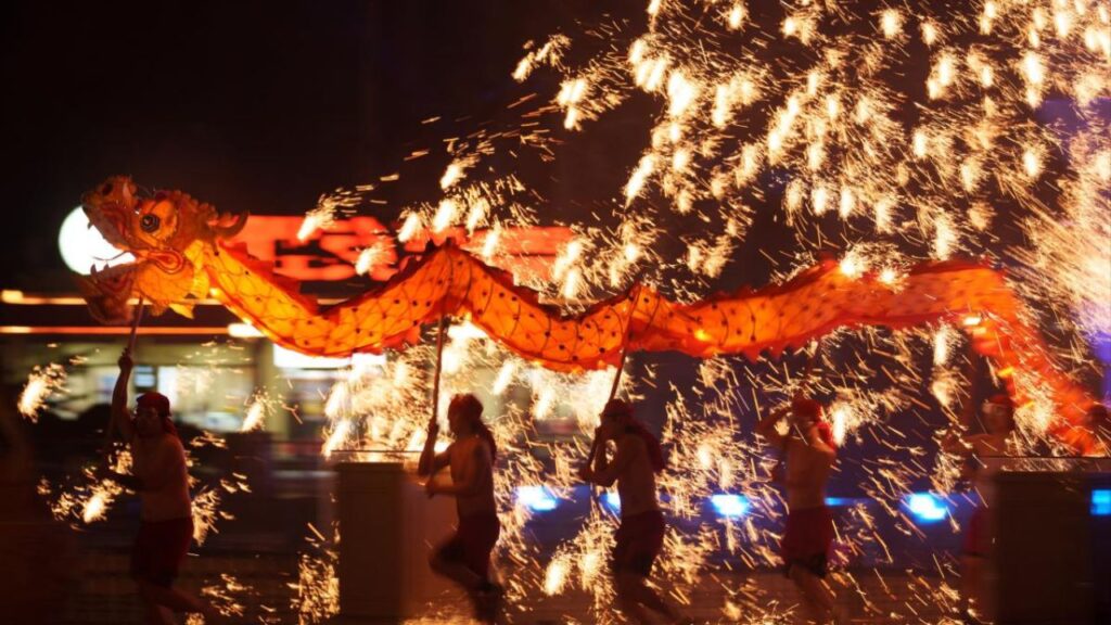 China Fireworks Blast