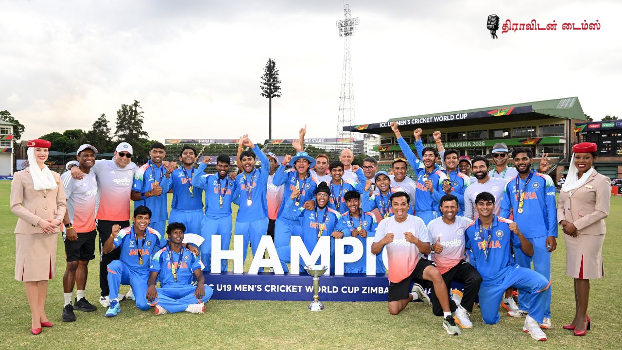 இளையோர் உலக கோப்பையை வென்ற இந்திய அணி
