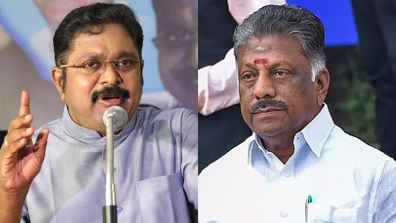 டி.டி.வி தினகரன், ஓ.பி.எஸ்.
