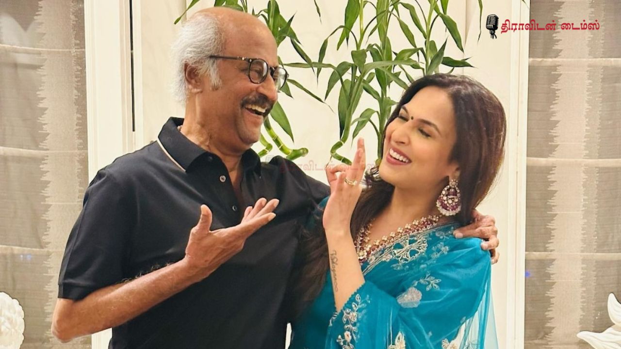 ரஜினிகாந்த் உடன் சௌந்தர்யா