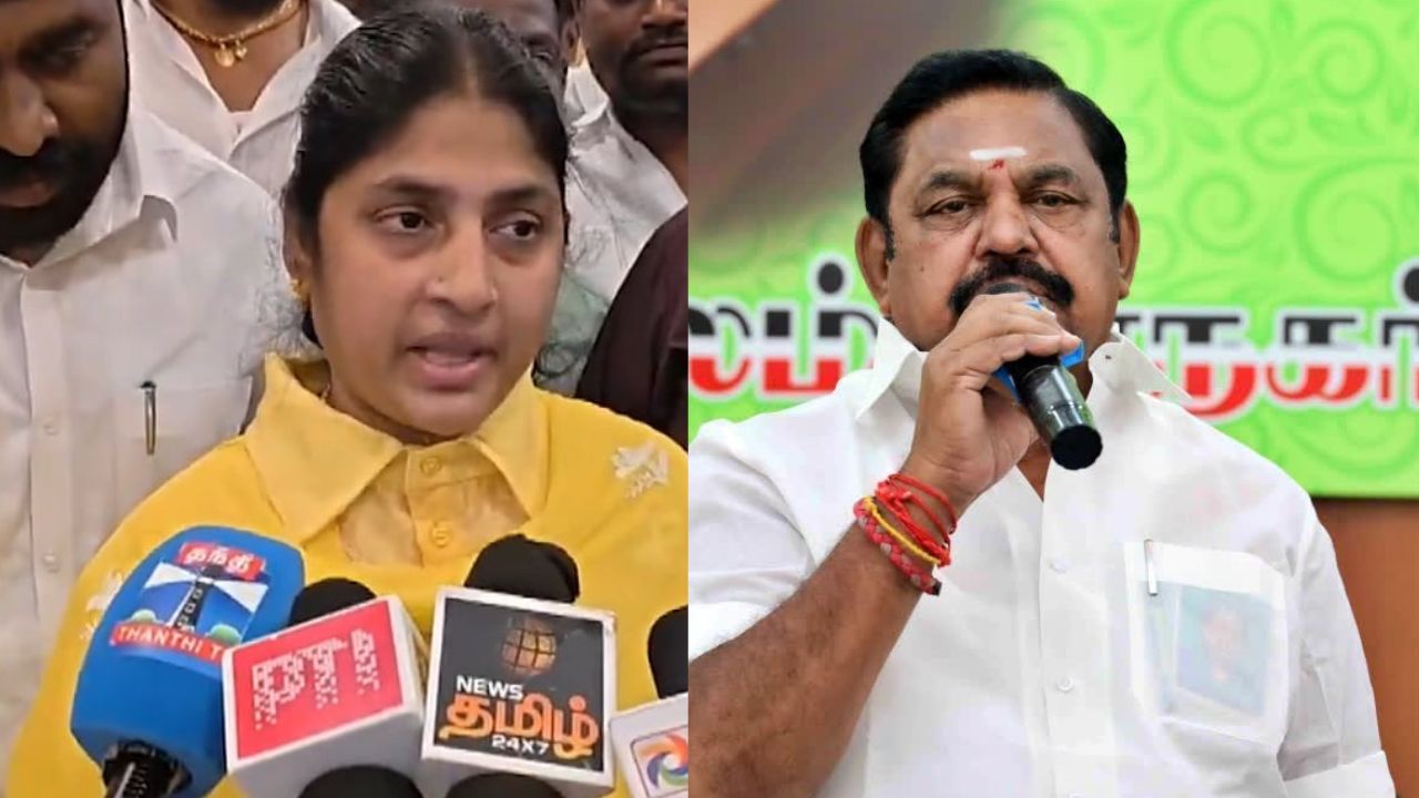 பொற்கொடி, எடப்பாடி பழனிசாமி