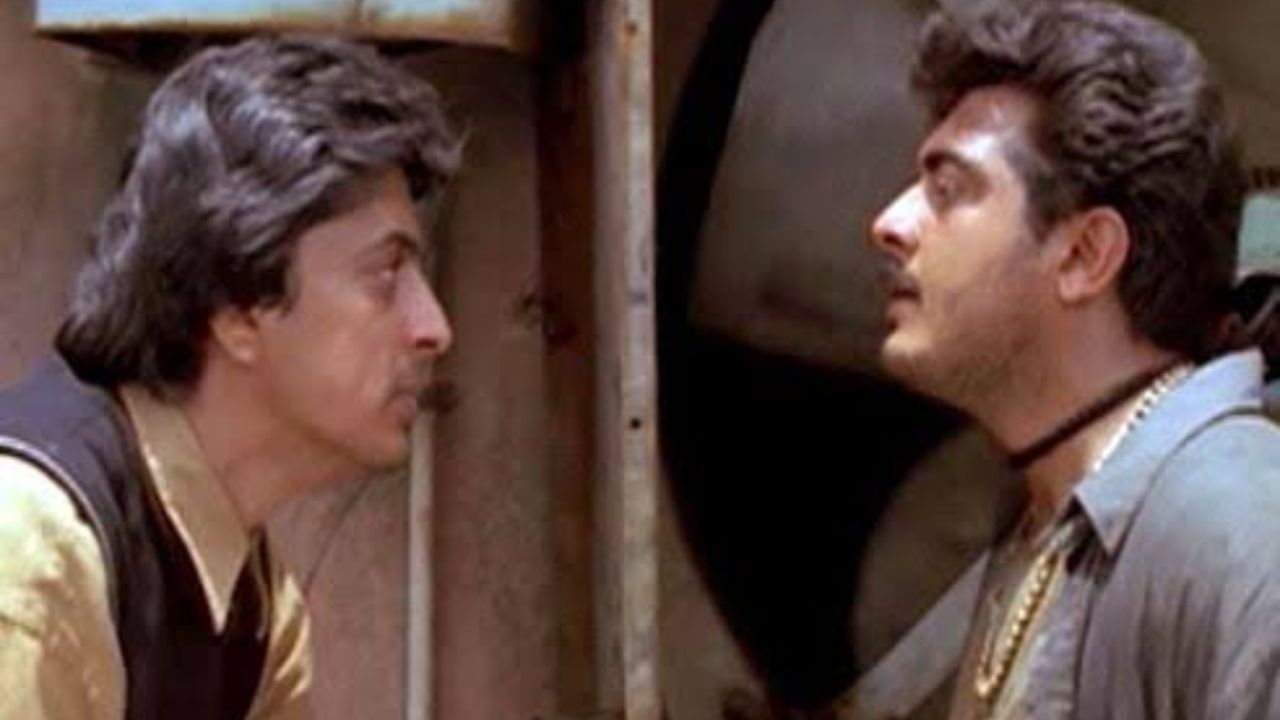 அமர்க்களம் படத்தில் அஜித், ரகுவரன்