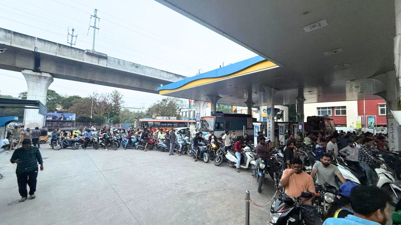 Fuel Panic Grips South India