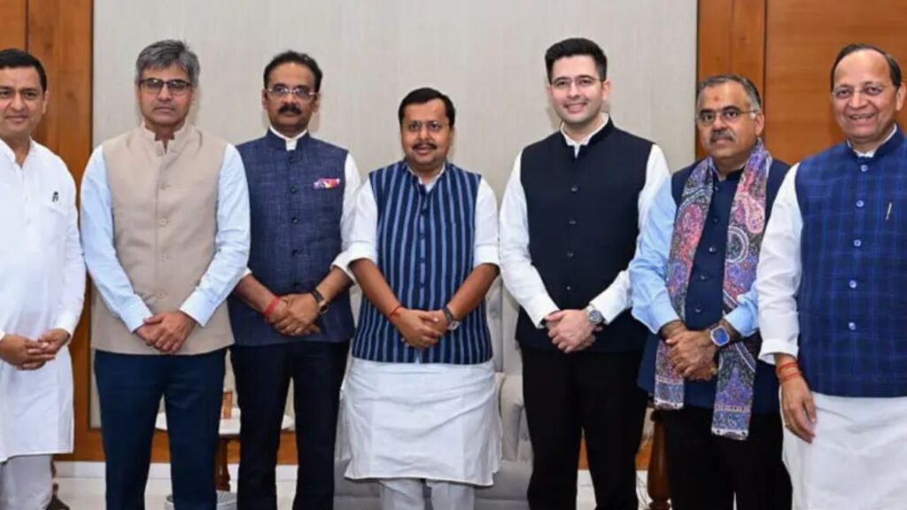 Merger of 7 AAP MPs with BJP