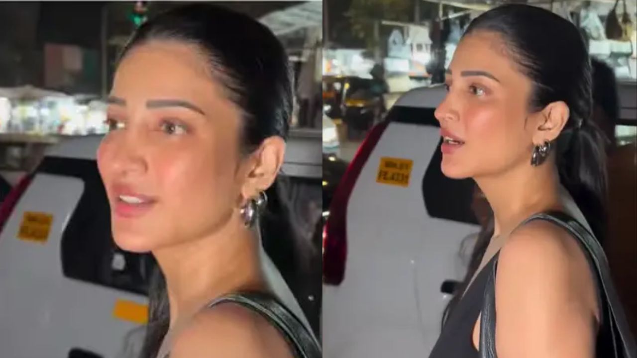 நடிகை ஸ்ருதிஹாசன்
