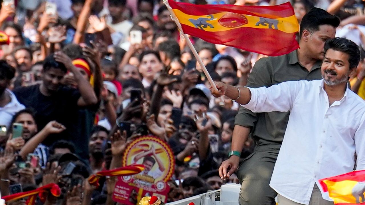 தவெக தலைவர் விஜய் 