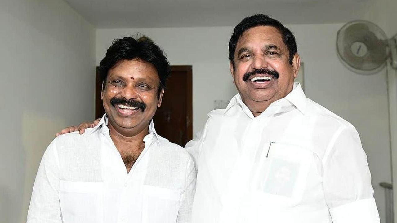 எடப்பாடி பழனிசாமியுடன் இசக்கி சுப்பையா
