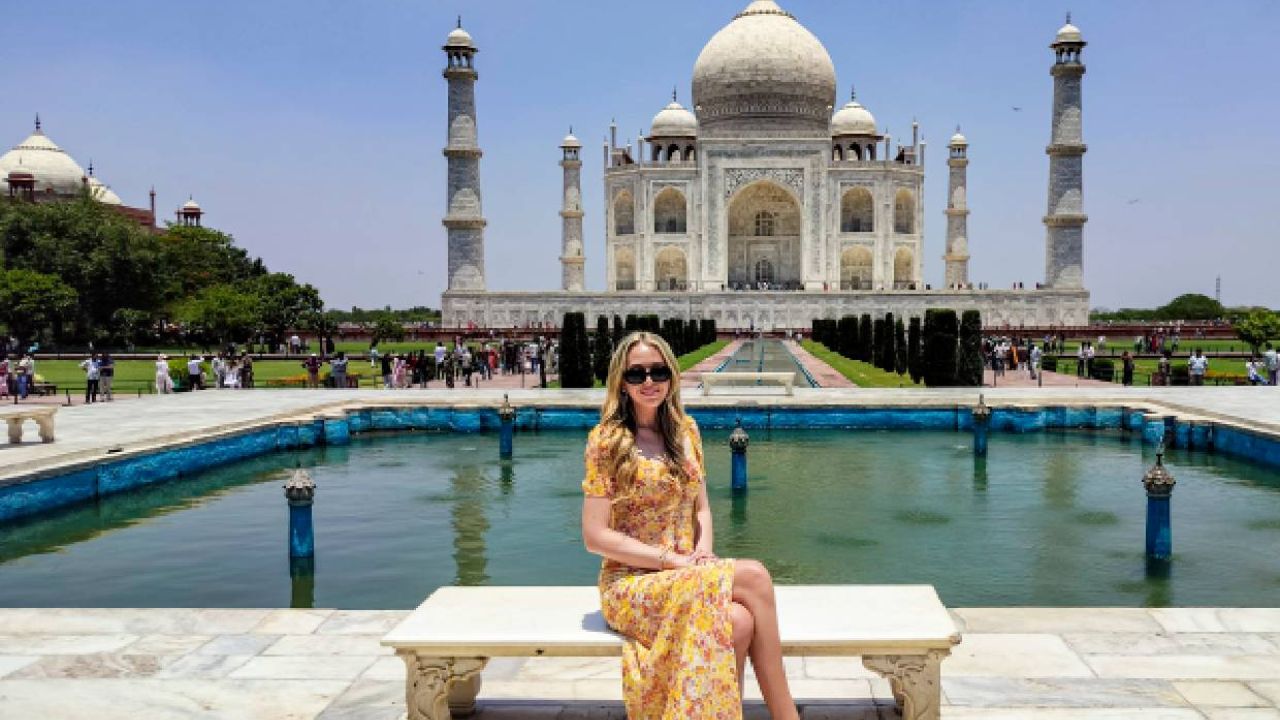 Tiffany Trump at Taj Mahal
