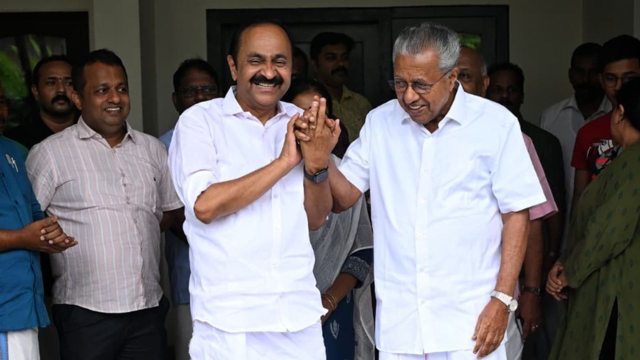 பினராய் விஜயனை சந்தித்த வி.டி. சதீசன்
