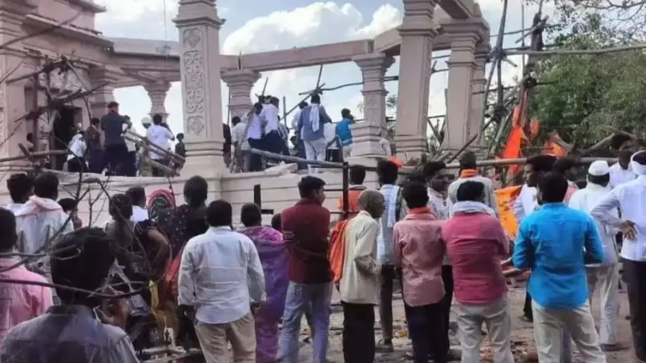 Parbhani Temple Collapse