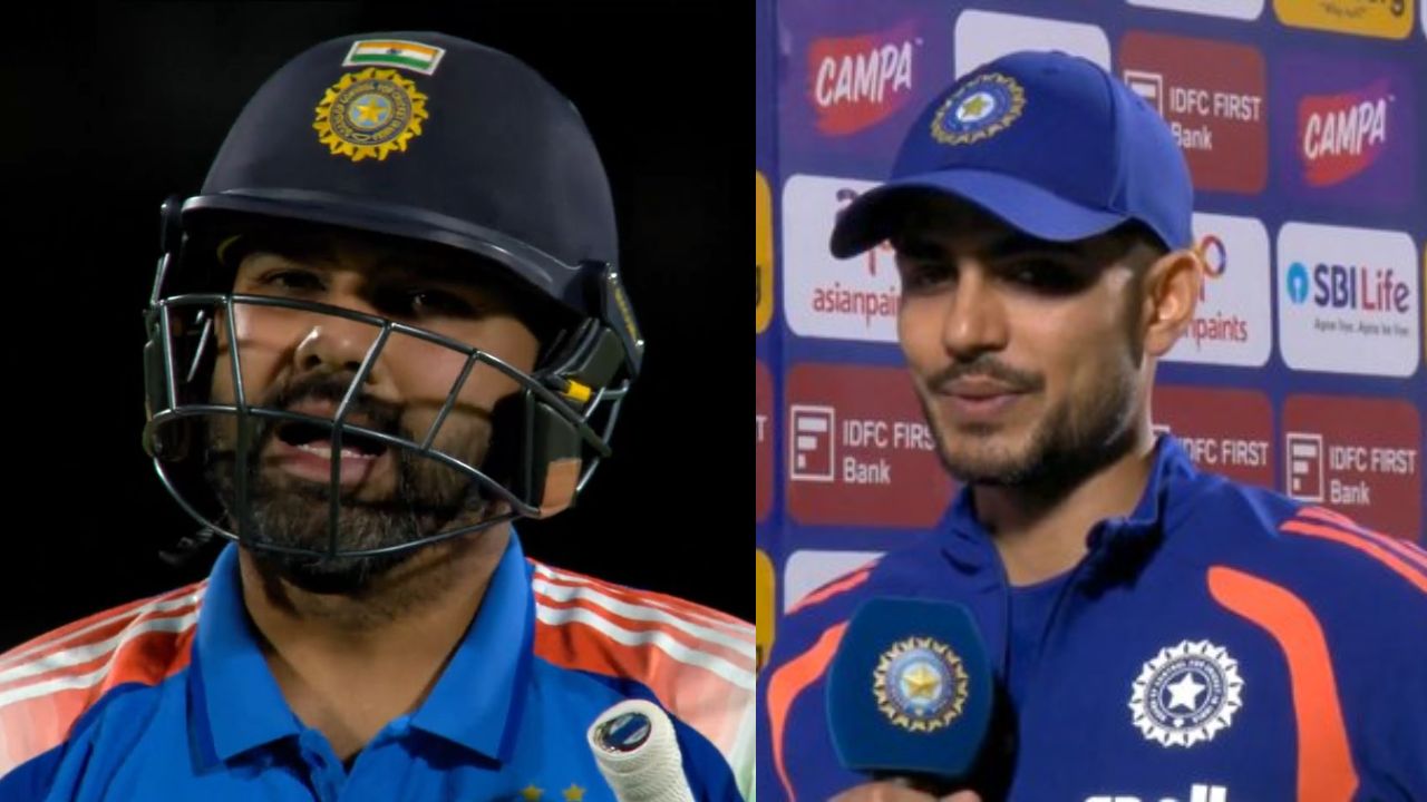 Rohit Sharma run out