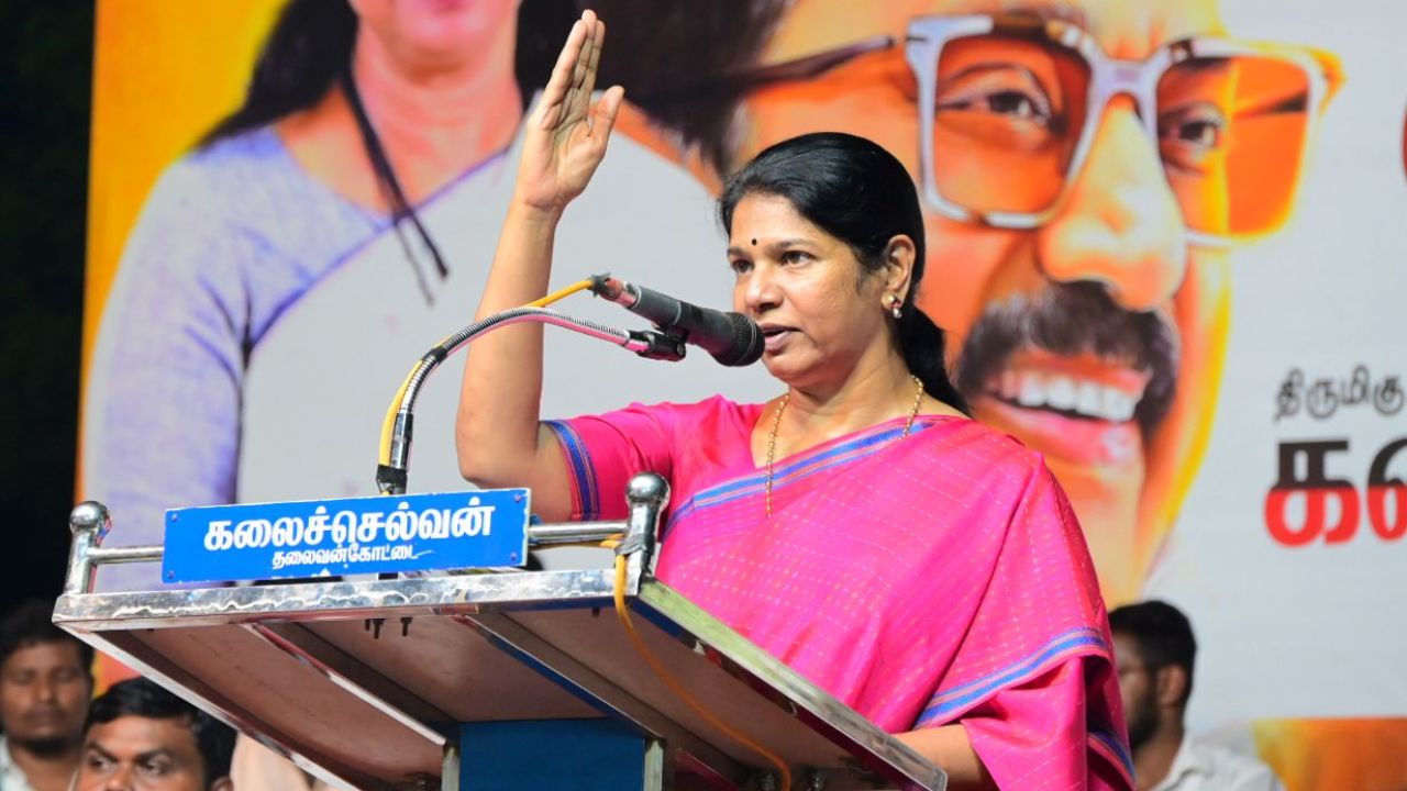 Kanimozhi Slams CM Vijay