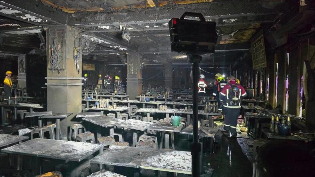Bangkok pub fire Accident