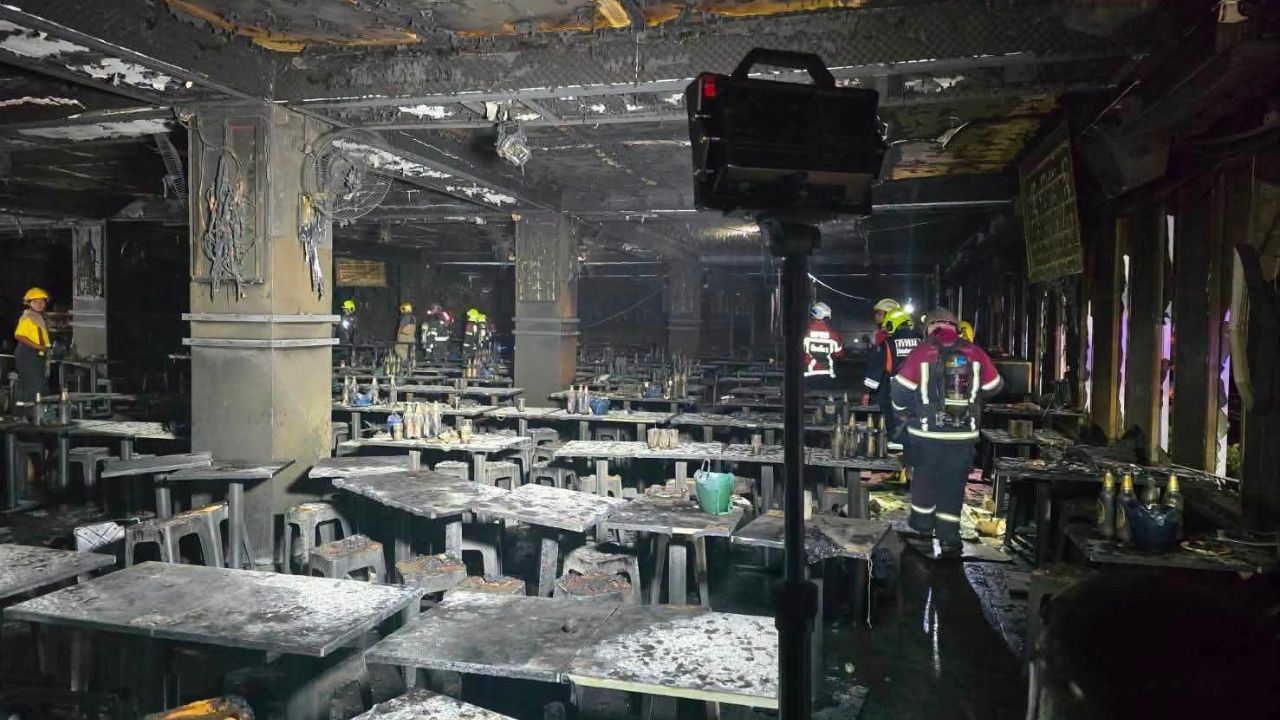 Bangkok pub fire Accident