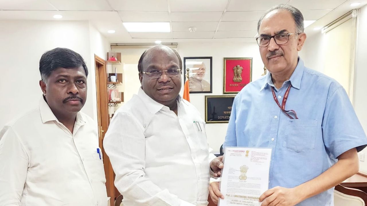 MP Ravindran Meets Fisheries Secretary