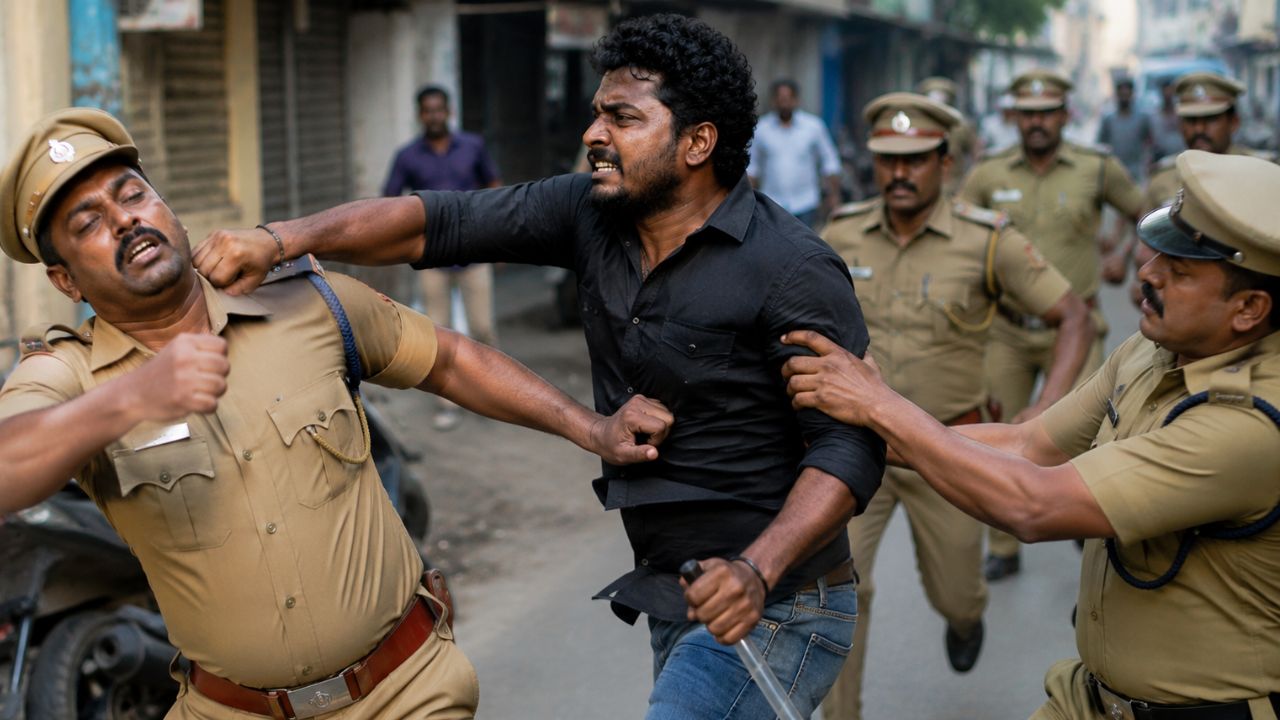 Rowdy Naai Manikandan Escapes