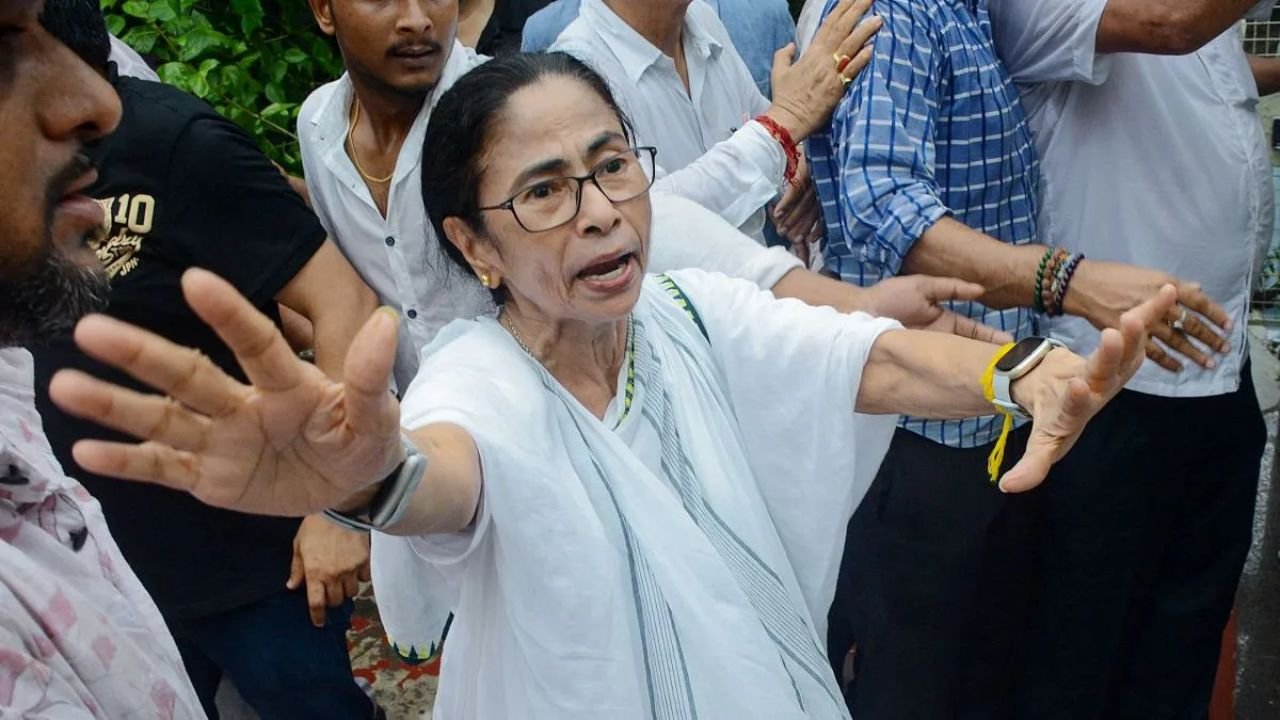 Shoes, Mud Thrown at Mamata