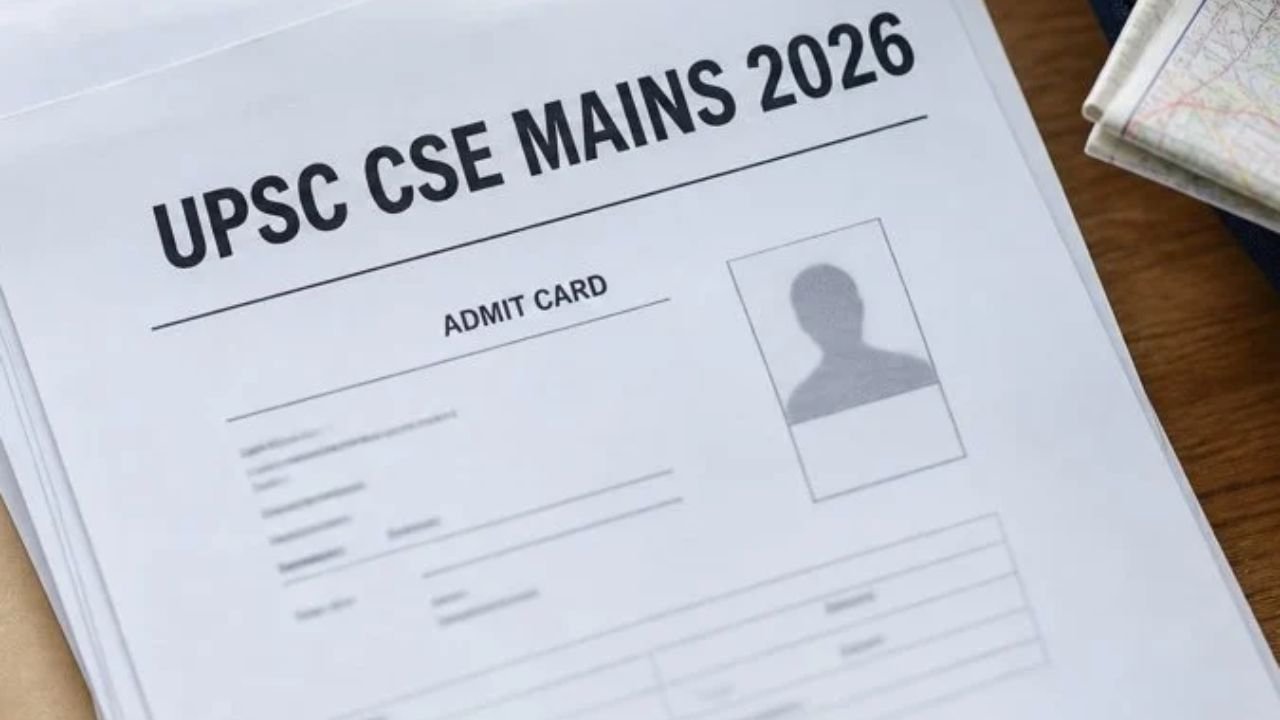 UPSC CSE Mains Admit Card 2026