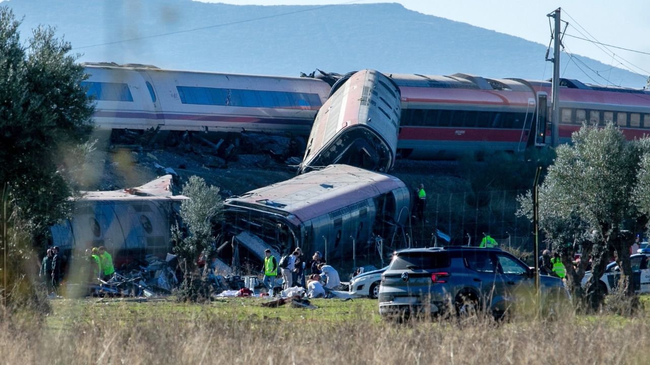 Spain train Collision