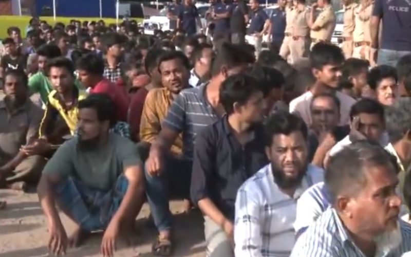 illegal Bangladeshi immigrants arrested